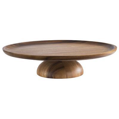 [9532] Taartstandaard 33.0cm (H)8.0cm acacia