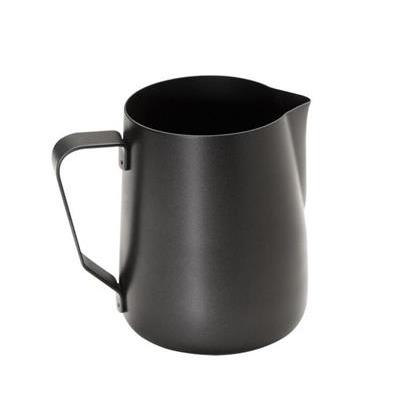 [9733] Melk/sauskan 35.0cl rvs zwart antikleef *