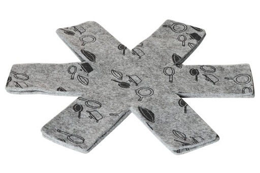 [5970] Set a 2 pannenbeschermers 38.0cm vilt