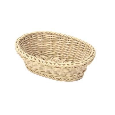 [6213] Broodmand ov 25.0x17x(h)8.5cm Beige saleen – uitlopend