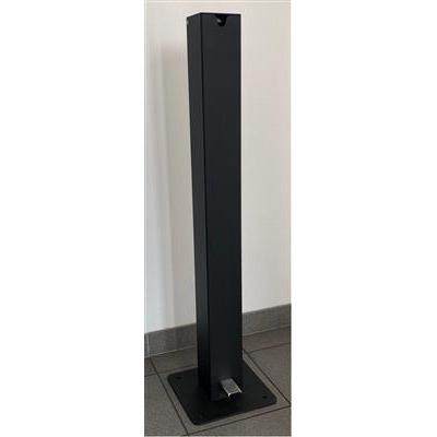 [9315] Desinfectiezuil m/ voetschakelaar (h)1m Zwart – uitlopend