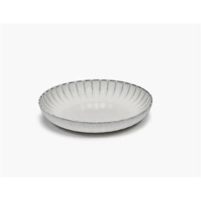 [10059] Bord diep 21.0 cm Inku white Serax