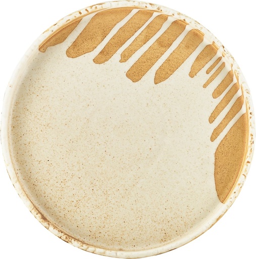 [59057] Bord walled 21.0 x (h)1.5 cm Roko sand terra