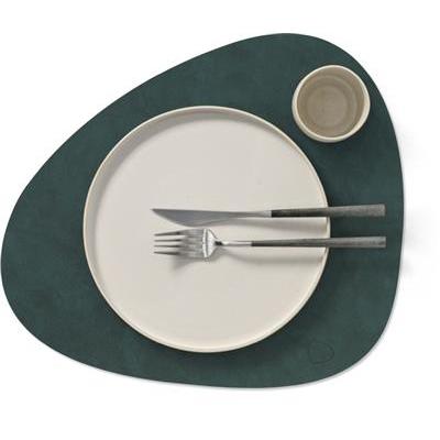 [10080] Placemat Curve 37.0 x 44.0 cm Nupo dark green