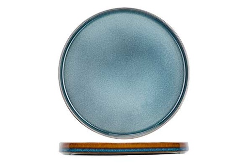 [10118] Bord walled 14.0cm Quintana Blue C&T