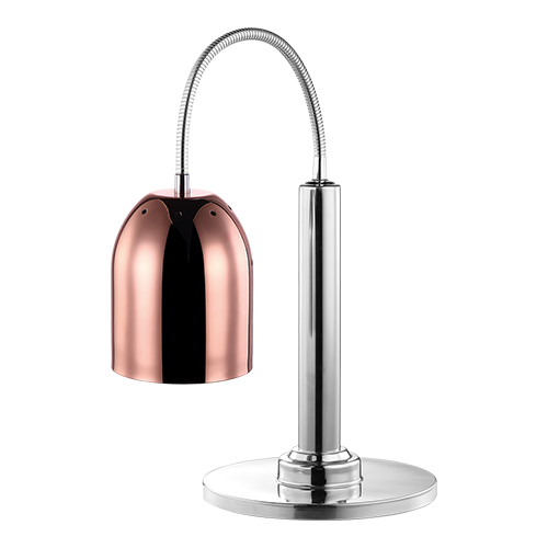 [23458] Warmhoudlamp enkel RVS koper, zonder lamp