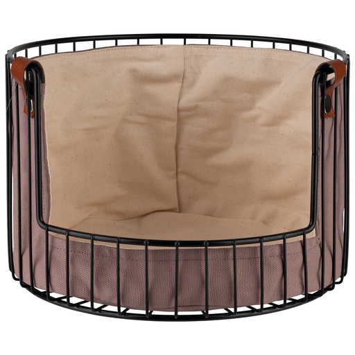 [505835] Broodmand met katoen inlay (H)18.5cm stapelbaar APS