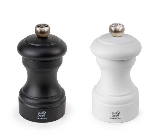 [505842] Set peper/zout peugeot bistro 10.0cm zwart/wit