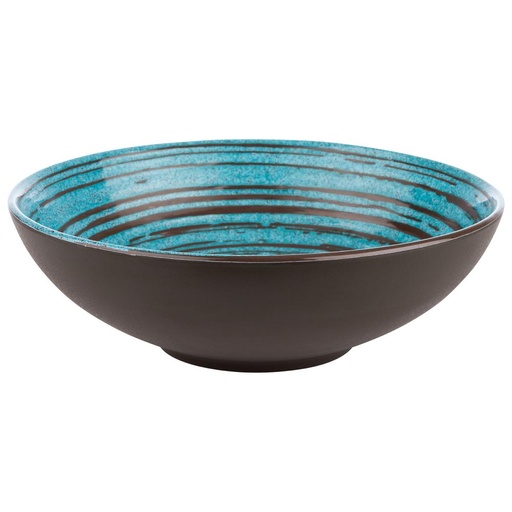 [55846] Kom 20.5cm cancun melamine blauw