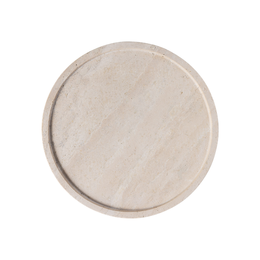 [14372] Serveerbord 24.5cm Travertine 2581