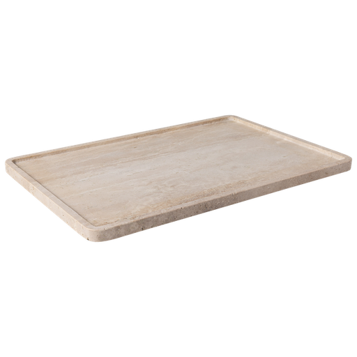[14373] Serveerschaal 40.5x28.0cm Travertine 2906