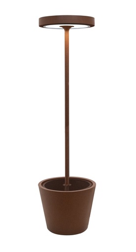 [48098] Vloerlamp 156.0cm Poldina Reverso Solar RF rust