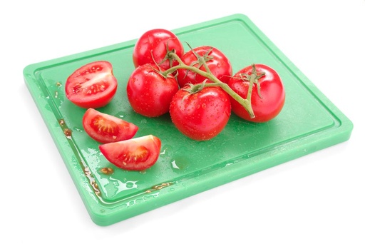 [505932] Snijplank GN 1/1 groen met sapgeul HACCP Hendi