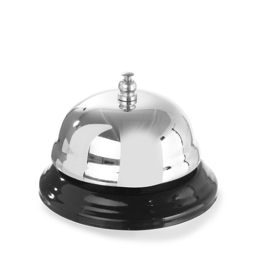[505985] Receptiebel 8.5cm verchroomd 