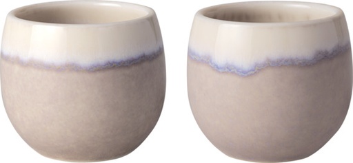 [506003] Set a 2 eierdopjes Perlemor Sand 8357