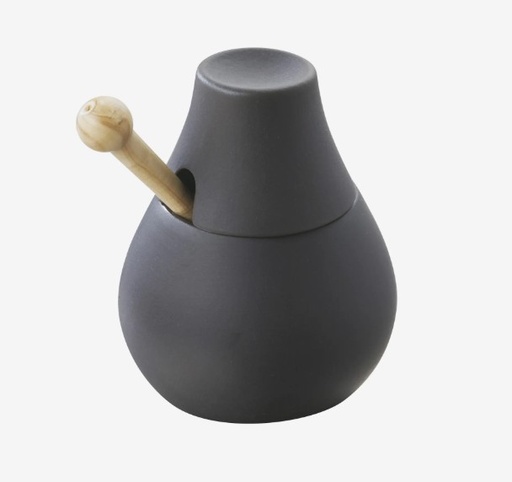 [18599] Kom/suikerpot 15.0cl liked zwart