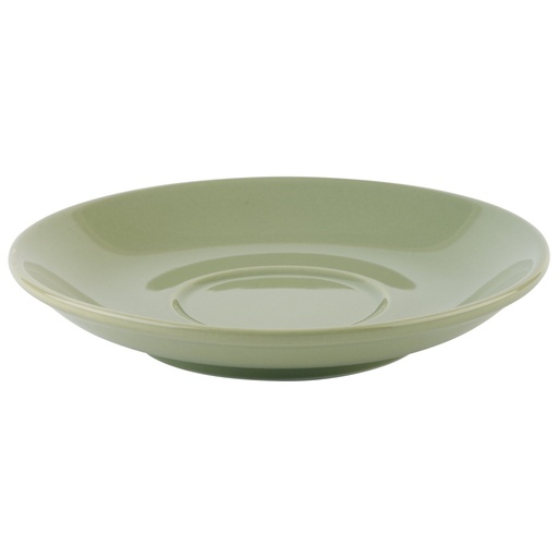 [506034] Koffieschotel porselein 14.5x14.5x2.5cm Snug groen 6 stuks