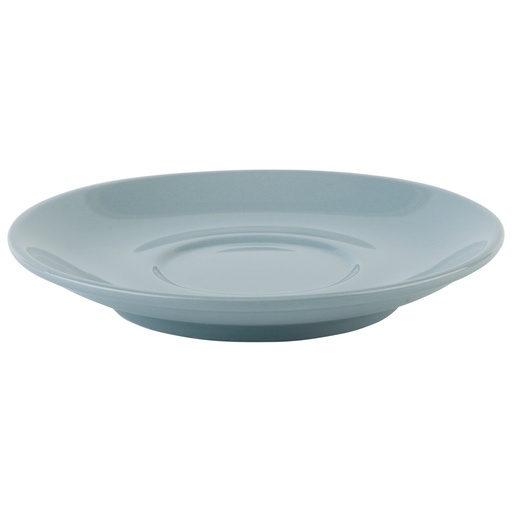 [506038] Cappuccino schotel Ø15.5xH2.5cm Snug blauw porselein