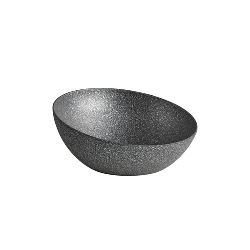 [506052] Schaal aluminium met zwart zilveren antiaanbaklaag 26.5x26.5x12.0cm 1.9 liter Frostfire zwart