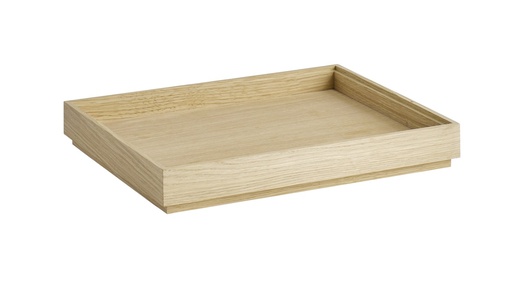 [506074] GN 1/2 Houten Box Valo Eikenhout Geolied 32.5x26.5cm H 4.5cm