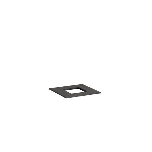 [506084] Leistenen Serveerschaal met rechte randen GN 1/6 17.6x16.2x1.0cm dikte 0.6-0.9cm uitsparing 8.3x8.3cm Naturel Valo