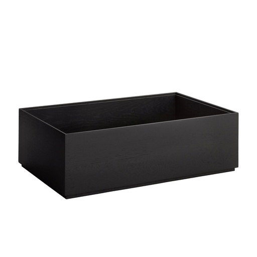 [506088] Houten box GN 1/1 53.0x32.5x16.5cm Valo eikenhout zwart gelakt
