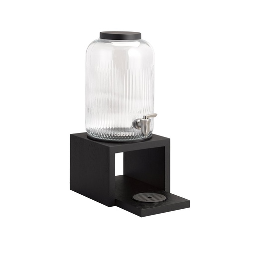 [506090] Drankdispenser 7.0 liter 21.0x34.5x47.0cm Valo zwart eikenhout