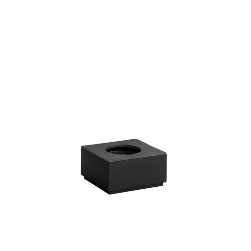 [506093] Koelbox GN 1/6 17.6x16.2x9.0cm Valo Eikenhout met zwart PE koelelement en EPP inzetstuk