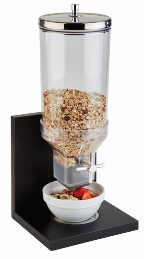 [506099] Graandispenser set 21.0x20.0x55.5cm Bridge Wengé