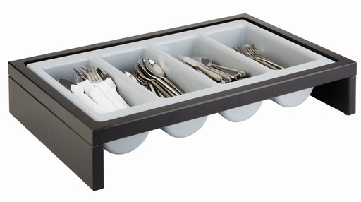 [506100] Bestekbakset 57.5x37.0x12.0cm Brug Wengé