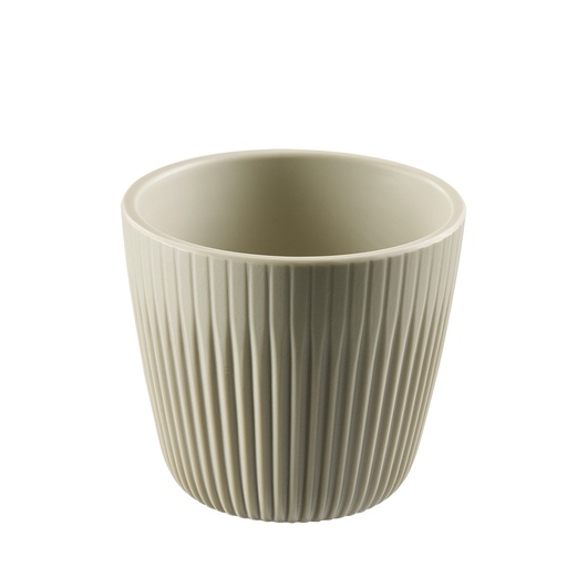 [506119] Melamine kom set van 6 180.0ml 8.5x8.5x7.5cm Lineo grijs