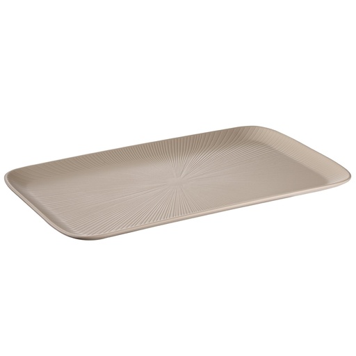 [506129] GN 1/1 schaal melamine 53x32.5x2.5cm Nero zand