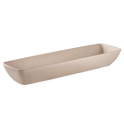[506140] GN 2/4 kom 53.0x16.2x7.5cm 3.5 liter zwart/zand melamine