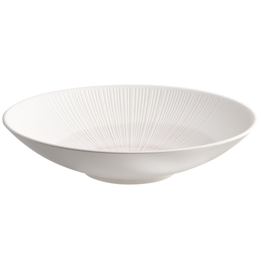 [506165] Schaal Blush wit beige 3.4 liter Ø35.0xH8.0cm melamine