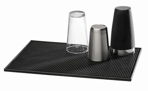 [506194] barmat 30.0x15.0x1.0cm zwart Kunststof