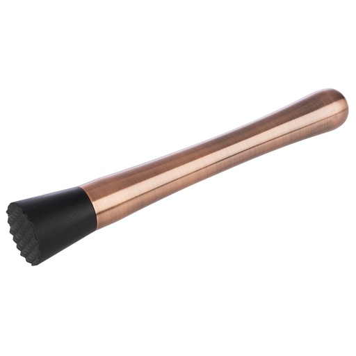 [506226] Muddler 3.5x20.5cm roestvrij staal polystyreen antiek koperlook