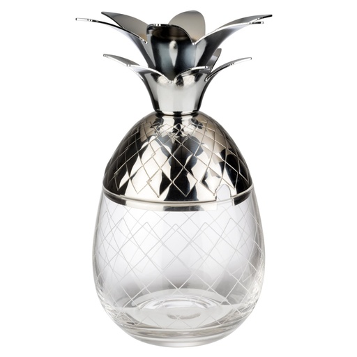 [506229] Ananas mok 8.5x8.5x17.5cm 18/8 RVS