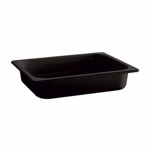 [506273] GN 1/2 bak 3.4 liter 32.5x26.5x6.5cm Friendly Zwart PET