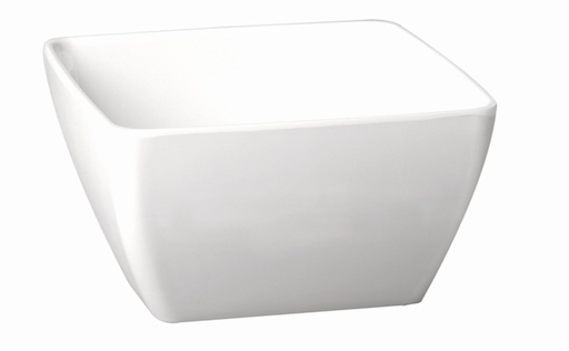 [506295] Pure melamine kom 12.5x12.5x6.5cm 0.4 liter wit