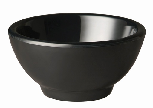 [506303] Kom Ø 13.0x6.5cm 0.3 liter Pure melamine zwart