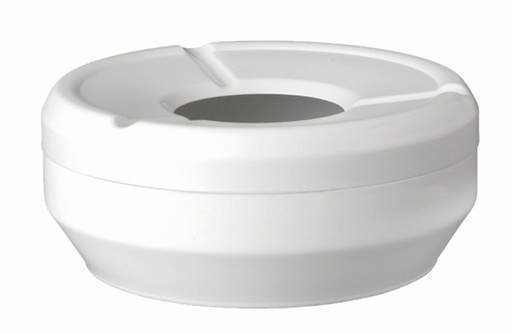 [506326] Melamine asbak 12.0x12.0x4.3cm Gleam wit