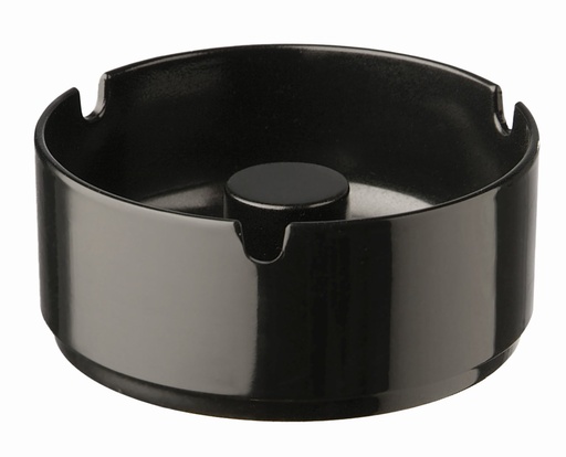 [506328] Asbak 9.5x9.5x4.3cm Ember melamine zwart