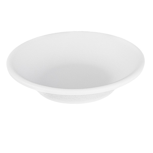 [506345] Melamine Dipkom Ø 8.0x1.5cm 0.03 liter Zen Wit Steenlook set van 24