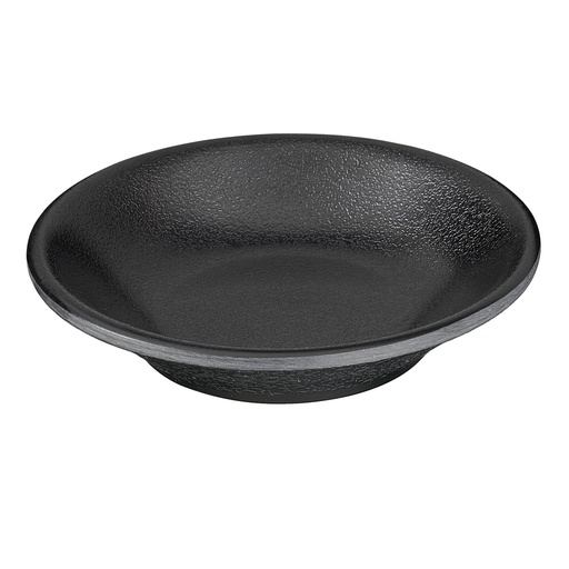 [506347] Dipkom 0.03 liter 8.0x8.0x1.5cm melamine steenlook Zen zwart