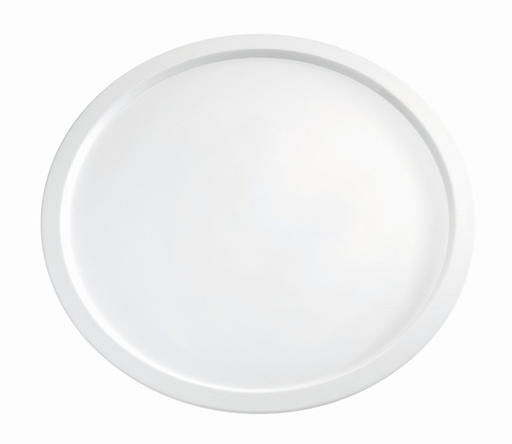 [506378] Melamine bord 38.0x38.0x2.5cm Pure wit