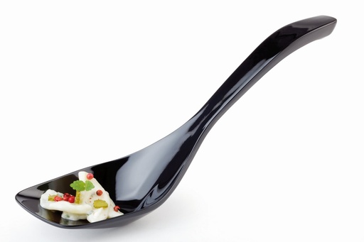 [506423] Serveerlepel Melamine 7.0x6.5x26.5cm Profi Zwart
