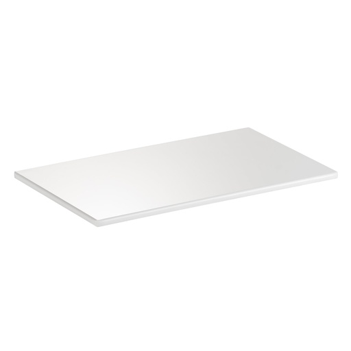 [506462] GN 1/4 melamine schaal 26.5 x 16.2 x 1.5 cm Zero wit met antislipvoetjes