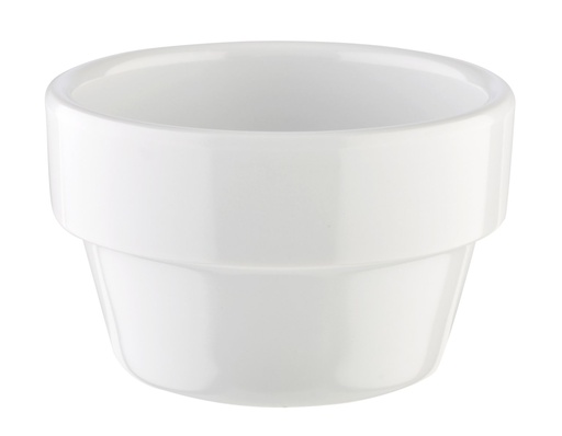 [506501] dipschaaltje Ø 6.0xH 3.5cm 0.04 liter bloempotmodel wit Melamine