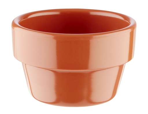 [506502] Melamine Dipkom Bloempot 0.04 liter 6.0x6.0x3.5cm Terracotta