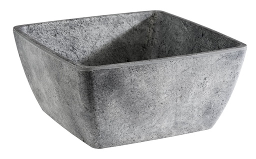 [506598] Kom-element 19.0x19.0x9.0cm 1.5 liter melamine betonlook